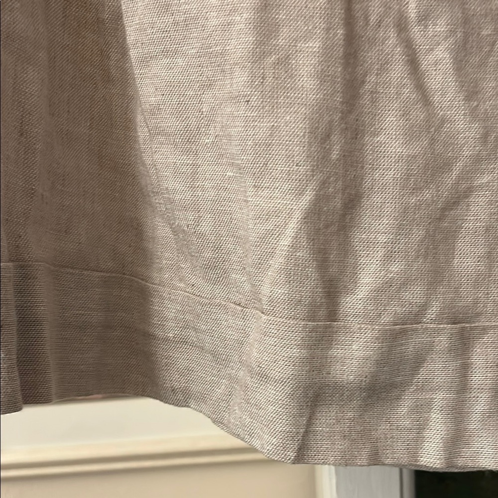Blue Sol Linen oatmeal Shorts size 14 - Picture 5 of 6